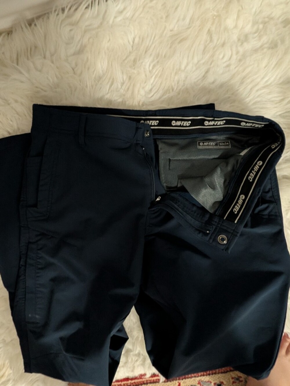Mens Navy Blue Pants -